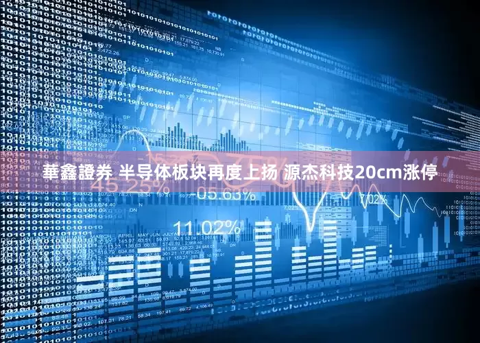 華鑫證券 半导体板块再度上扬 源杰科技20cm涨停