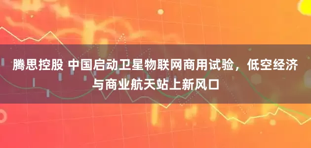 腾思控股 中国启动卫星物联网商用试验，低空经济与商业航天站上新风口